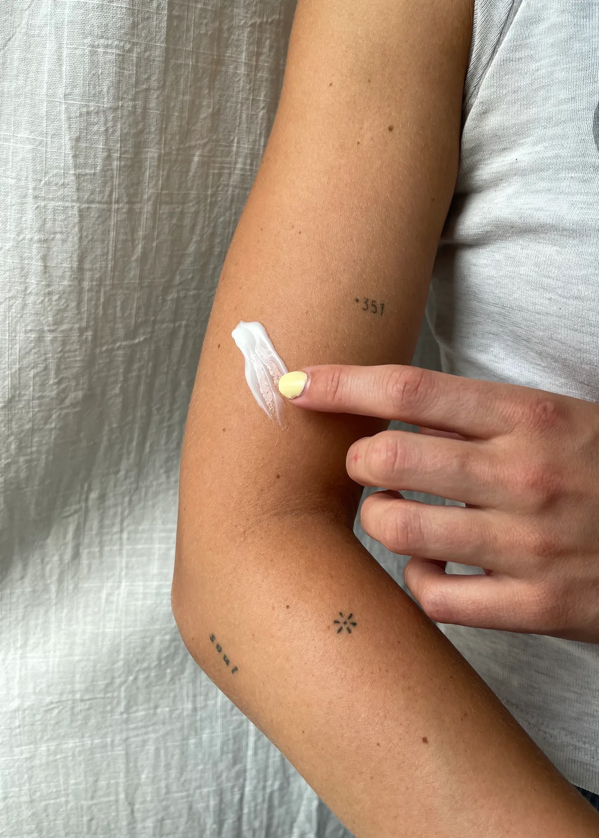 Tattoo aftercare detail